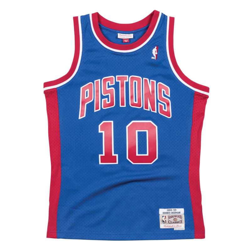 Mitchell & ness Hardwood Classic Swingman NBA jersey Dennis Rodman Detroit Pistons 1988-89 Hardwood Classic Royal