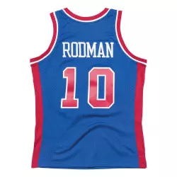 Maillot NBA Dennis Rodman Detroit Pistons 1988-89 Mitchell & ness Hardwood Classic Swingman Bleu