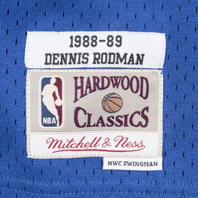 Mitchell & ness Hardwood Classic Swingman NBA jersey Dennis Rodman Detroit Pistons 1988-89 Hardwood Classic Royal