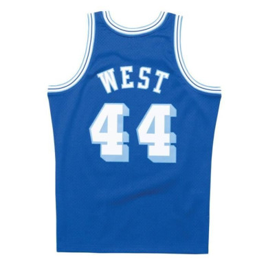 Maillot NBA Jerry West Los Angeles Lakers 1960-61 Hardwood Classics Mitchell & ness Bleu