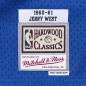 Camiseta NBA Jerry West Los Angeles Lakers 1960-61 Mitchell & Ness Hardwood Classics Azul Camiseta NBA Jerry West Los Angeles Lakers 1960-61 Mitchell & Ness Hardwood Classics Azul