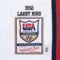 Maillot NBA Larry Bird Team USA 1992 Mitchell & ness Authentique Blanc