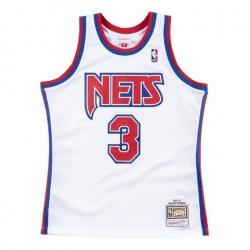 Maillot NBA swingman Dražen Petrović New Jersey Nets 1992-93 Hardwood Classics Mitchell & ness Blanc