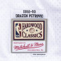 Maillot NBA swingman Dražen Petrović New Jersey Nets 1992-93 Hardwood Classics Mitchell & ness Blanc