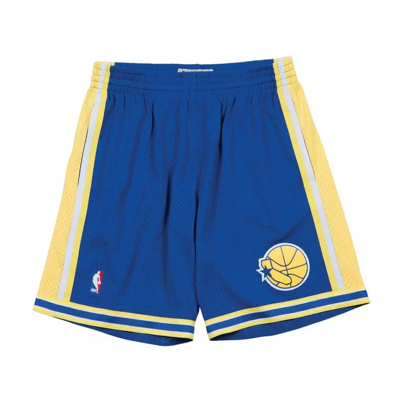Short NBA Mitchell & Ness Swingman Golden State Warriors 1995-96 azul para hombre