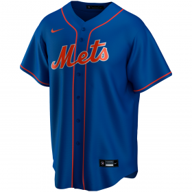 T770-NMRE_Maillot de Baseball MLB New York Mets Nike Replica Alternate Bleu pour Homme