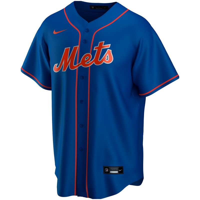 Men's Nike Replica Alternate MLB jersey New York Mets Royal