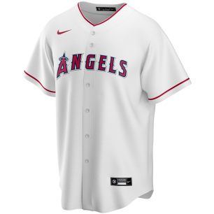 Men's Nike Replica Home MLB jersey Los Angeles Angels White