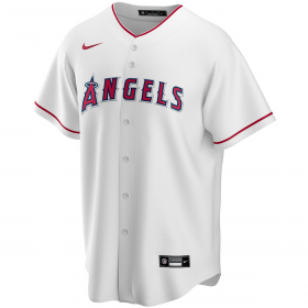 T770-ANA1_Maillot de Baseball MLB Los Angeles Angels Nike Replica Home Blanc pour Homme