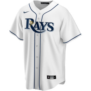 Men's Nike Replica Home MLB jersey Tampa Bay Rays White