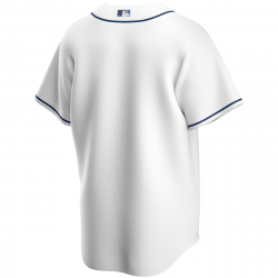 Camiseta de beisbol MLB Tampa Bay Rays Nike Replica Home Blanco para Hombre