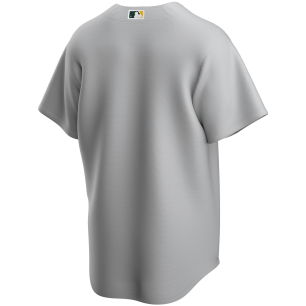 Men's Nike Replica Road MLB jersey Oakland Athletics Grey