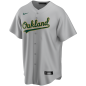 Men's Nike Replica Road MLB jersey Oakland Athletics Grey