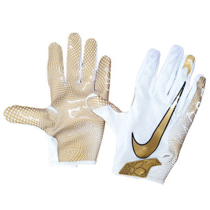 Nike vapor Knit 3.0 Football receiver glove White Gold
