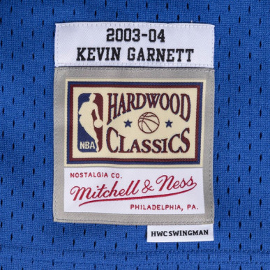 Maillot NBA Kevin Garnett Minnesota Timberwolves 2003-04 Mitchell & ness hardwood classic bleu