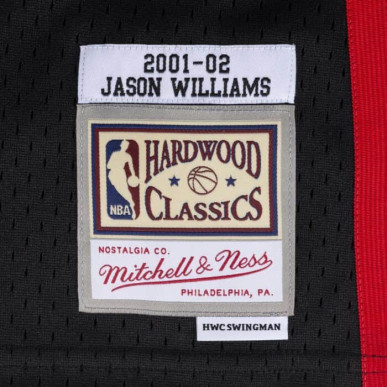 Maillot NBA Jason Williams Memphis Grizzlies 2001-02 Mitchell & ness Hardwood Classics Noir