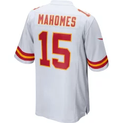 Maillot NFL Patrick Mahomes Kansas City Chiefs Nike Game Team colour Blanc