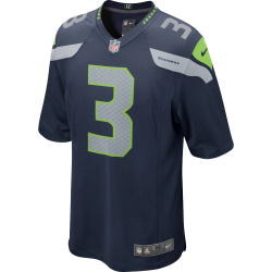 Camiseta NFL Russell Wilson Seattle Seahawks Nike Game Team colour azul