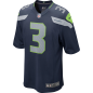 Maillot NFL Russell Wilson Seattle Seahawks Nike Game Team colour bleu marine