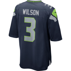 Camiseta NFL Russell Wilson Seattle Seahawks Nike Game Team colour azul