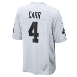 Camiseta NFL Derek Carr Las Vegas Raiders Nike Game Team colour Blanco