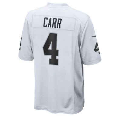 Nike NFL Game Team colour jersey Derek Carr Las Vegas Raiders White