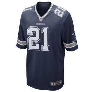 Maillot NFL Ezekiel Elliott Dallas Cowboys Nike Game Team colour bleu marine