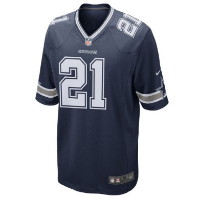Nike NFL Game Team colour jersey Ezekiel Elliott Dallas Cowboys Navy