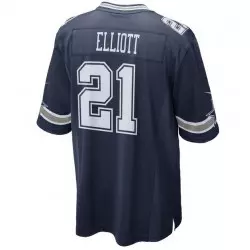 Maillot NFL Ezekiel Elliott Dallas Cowboys Nike Game Team colour bleu marine