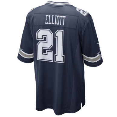 Camiseta NFL Ezekiel Elliott Dallas Cowboys Nike Game Team colour azul