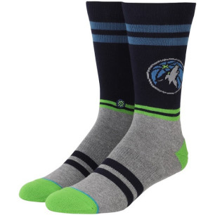 M558D18MIN_Chaussettes NBA Minnesota Timberwolves Stance Arena City Gym Bleu marine