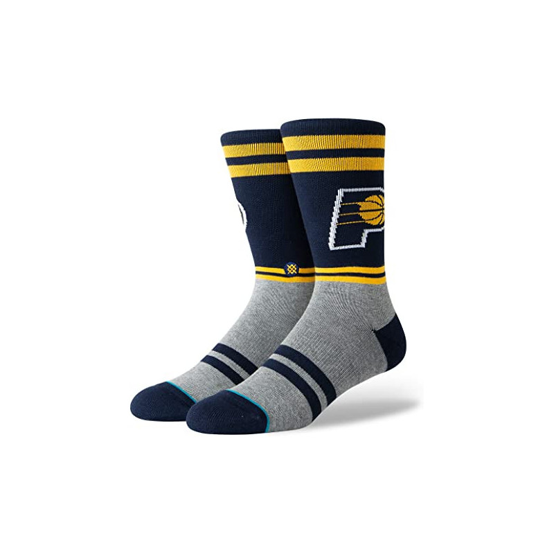 M558D18IND_Chaussettes NBA Indiana Pacers Stance Arena City Gym Bleu marine