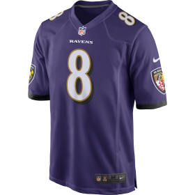Maillot NFL Lamar Jackson Baltimore Ravens Nike Game Team colour Violet