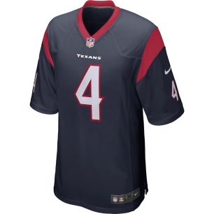 Nike NFL Game Team colour jersey Deshaun Watson Houston Texans Navy