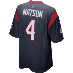 Maillot NFL Deshaun Watson Houston Texans Nike Game Team colour bleu marine