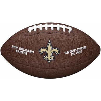 Balon de futbol americano NFL New Orleans Saints Wilson Licenced