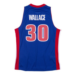 Camiseta NBA Rasheed Wallace Detroit Pistons 2003-04 Mitchell & ness Hardwood Classic Swingman Azul