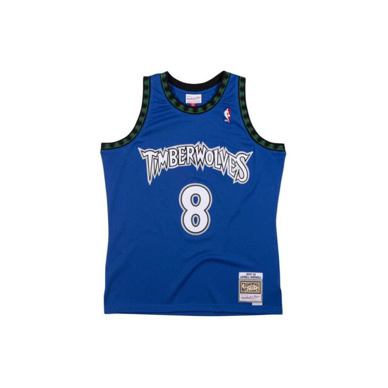 Maillot NBA Latrell Sprewell Minnesota Timberwolves 2003-04 Mitchell & ness hardwood classic bleu