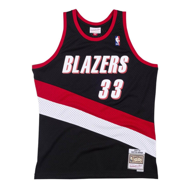 Camiseta NBA Scottie Pippen Portland Trail Blazers 1999-00 Mitchell & ness Hardwood Classic Negro