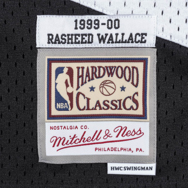 Mitchell & ness NBA Hardwood Classics Swingman Rasheed Wallace Portland Trail Blazers 1999-00 Black