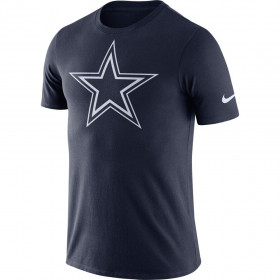 T-shirt NFL Dallas Cowboys Nike Logo Essential Bleu marine pour homme