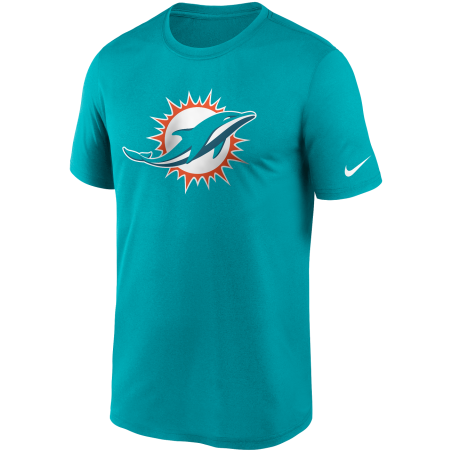 T-shirt NFL Miami Dolphins Nike Logo Essential verde para hombre