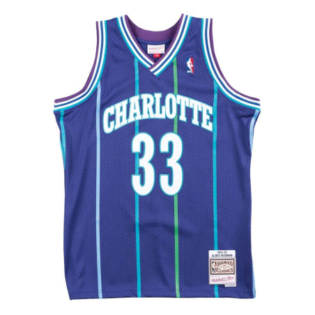 Mitchell & ness Hardwood Classic swingman NBA jersey Alonzo Mourning Charlotte Hornets 1994-95 navy