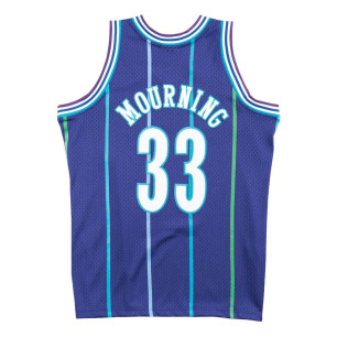 Mitchell & ness Hardwood Classic swingman NBA jersey Alonzo Mourning Charlotte Hornets 1994-95 navy