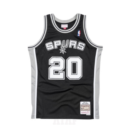 Mitchell & ness Hardwood Classic NBA Swingman jersey Manu Ginobili San Antonio Spurs 2002-03 black