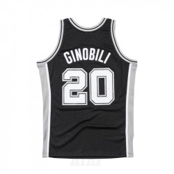 Camiseta NBA Manu Ginobili San Antonio Spurs 2002-03 Mitchell & ness swingman Hardwood Classics negro