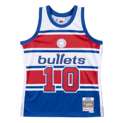 Camiseta NBA Manute Bol Washington Bullets 1985-86 Mitchell & ness Hardwood Classics azul