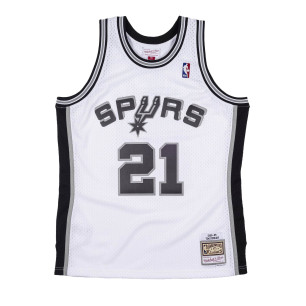Mitchell & ness Hardwood Classics NBA Tim Duncan San Antonio Spurs 1998-99 White