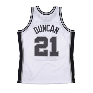 Mitchell & ness Hardwood Classics NBA Tim Duncan San Antonio Spurs 1998-99 White