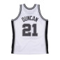 Maillot NBA Tim Duncan San Antonio Spurs 1998-99 Mitchell & ness Hardwood Classics Blanc